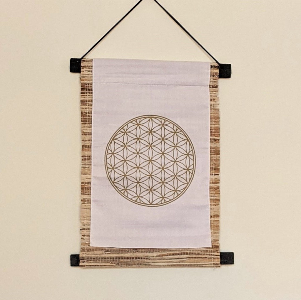 Flower of Life Seagrass Banner