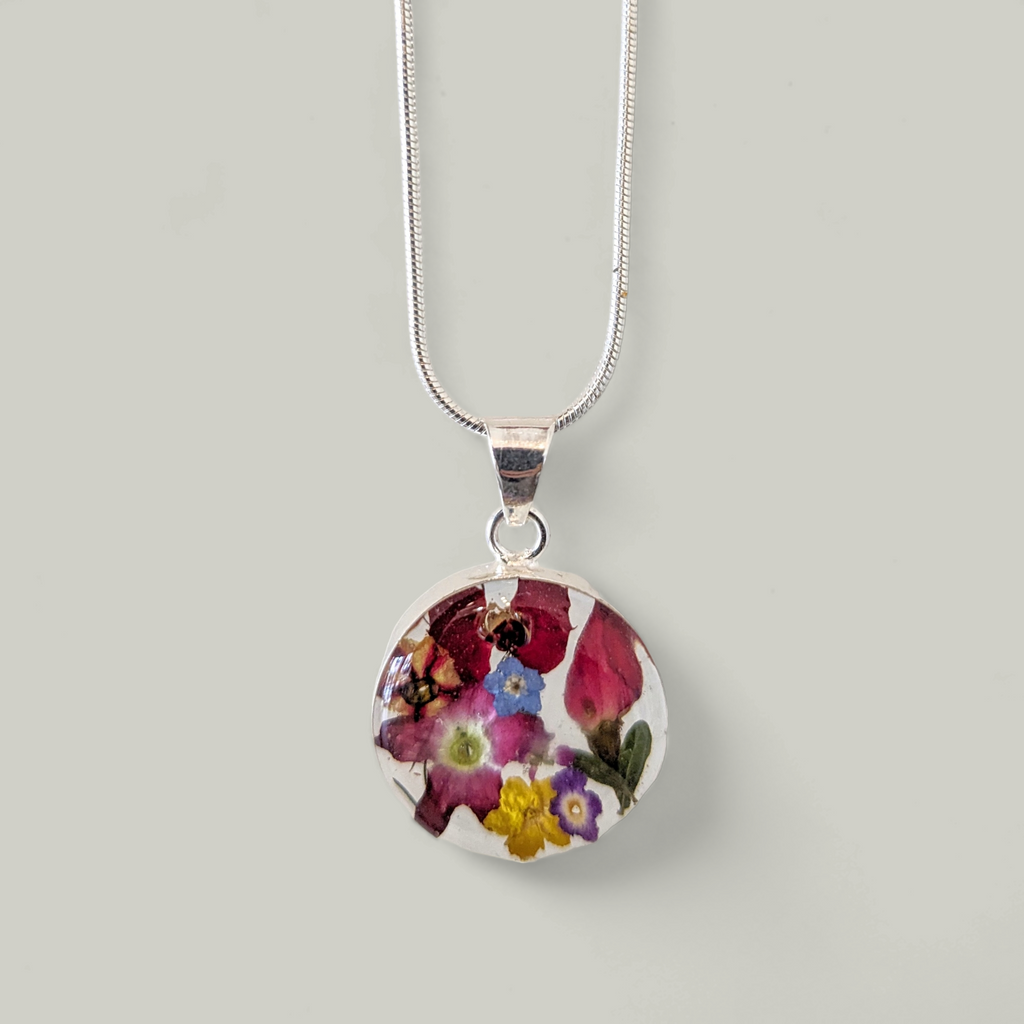 Pressed Flower Necklace - SG15
