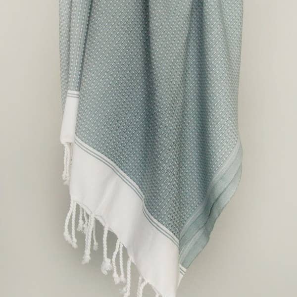 Seagreen Honeycomb Turkish Towel