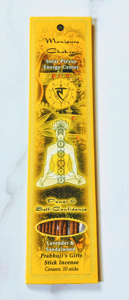 Incense Sticks Solar Plexus Chakra (Manipura) - Power and Self-Confidence