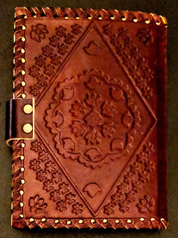 "Chakra Gemstone" Leather Journal