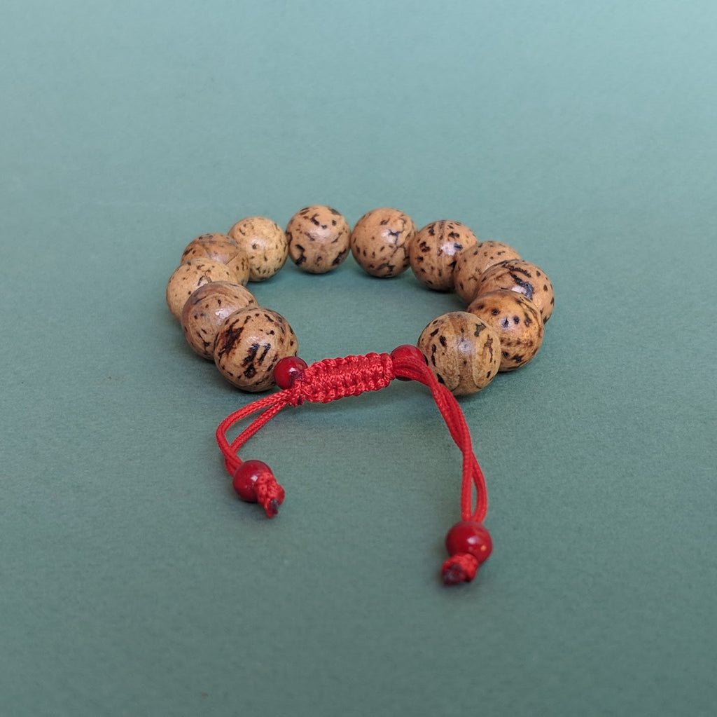 Adjustable Bodhi Seeds Mala Bracelet