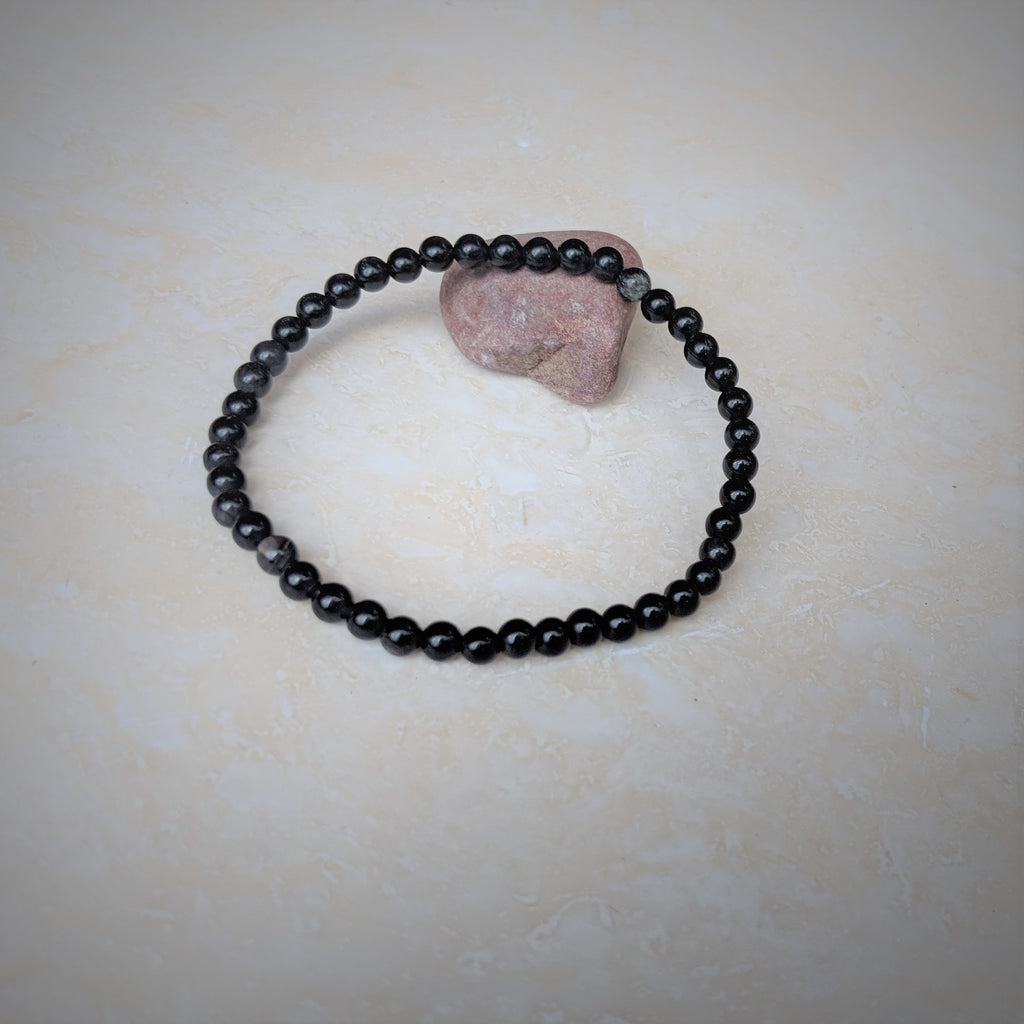Black Obsidian Gemstone Bracelet