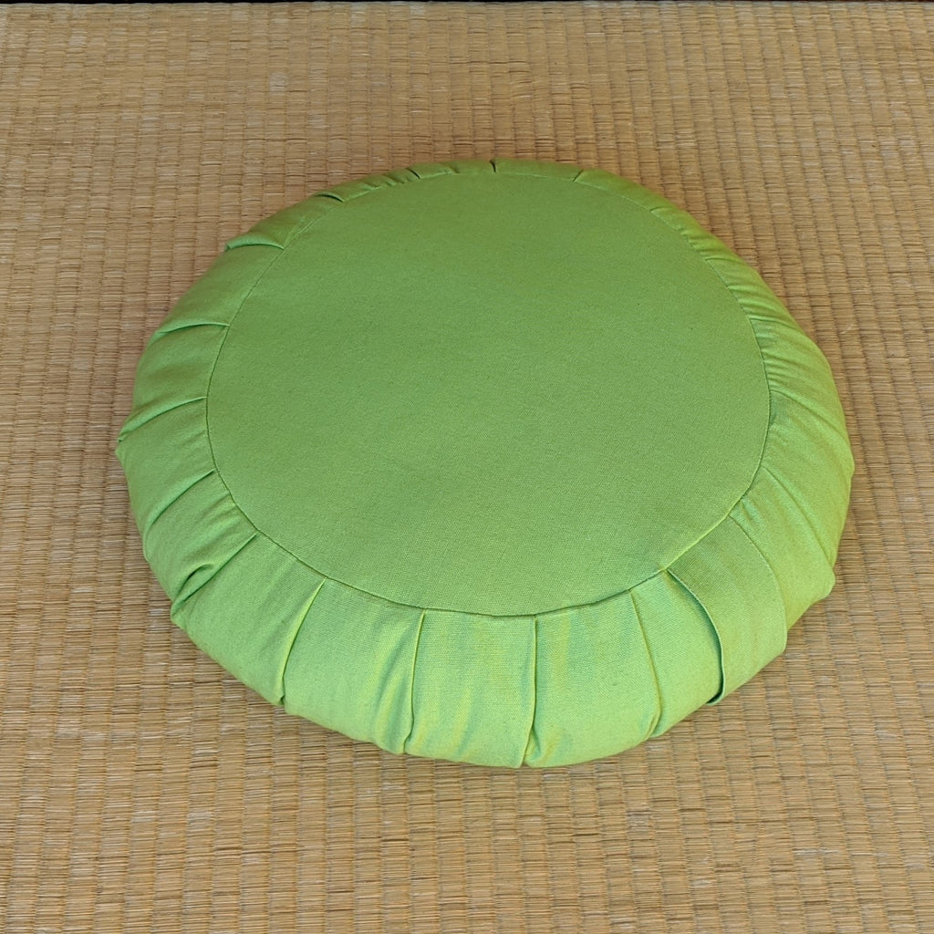 Round Wasabi Green Cushion - Everyday Zen Gifts