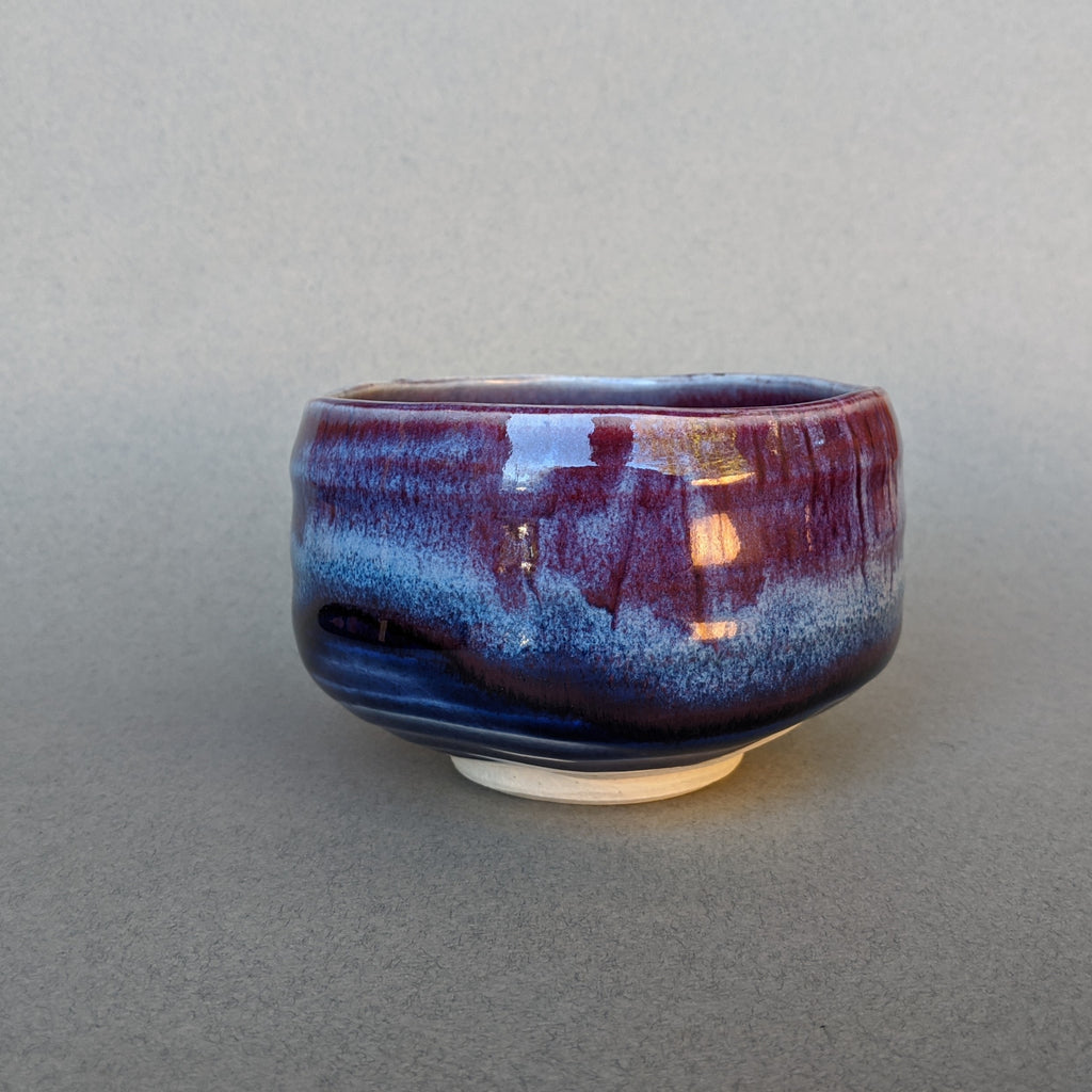 Twilight Blue Ceramic Incense Bowl