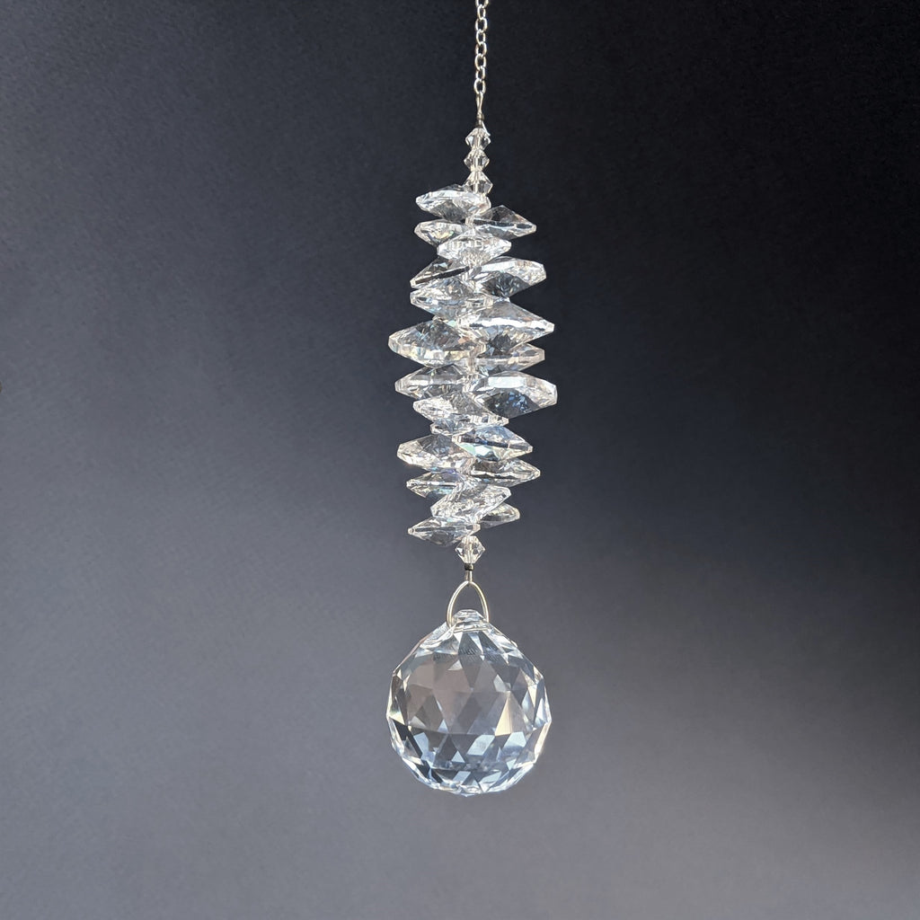 Cascading Ice Crystal Sphere Prism