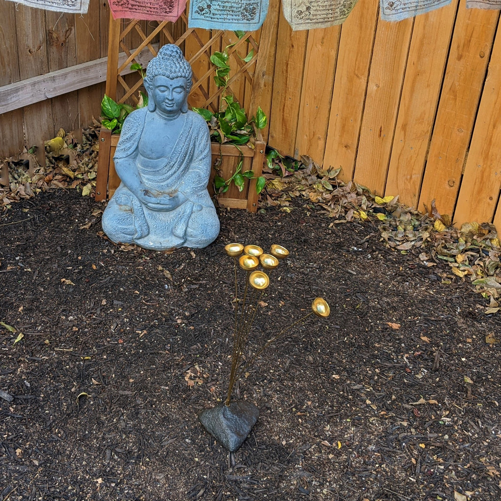 Garden Bell Sculpture (Indoor/Outdoor)