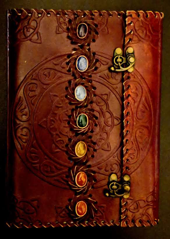"Chakra Gemstone" Leather Journal