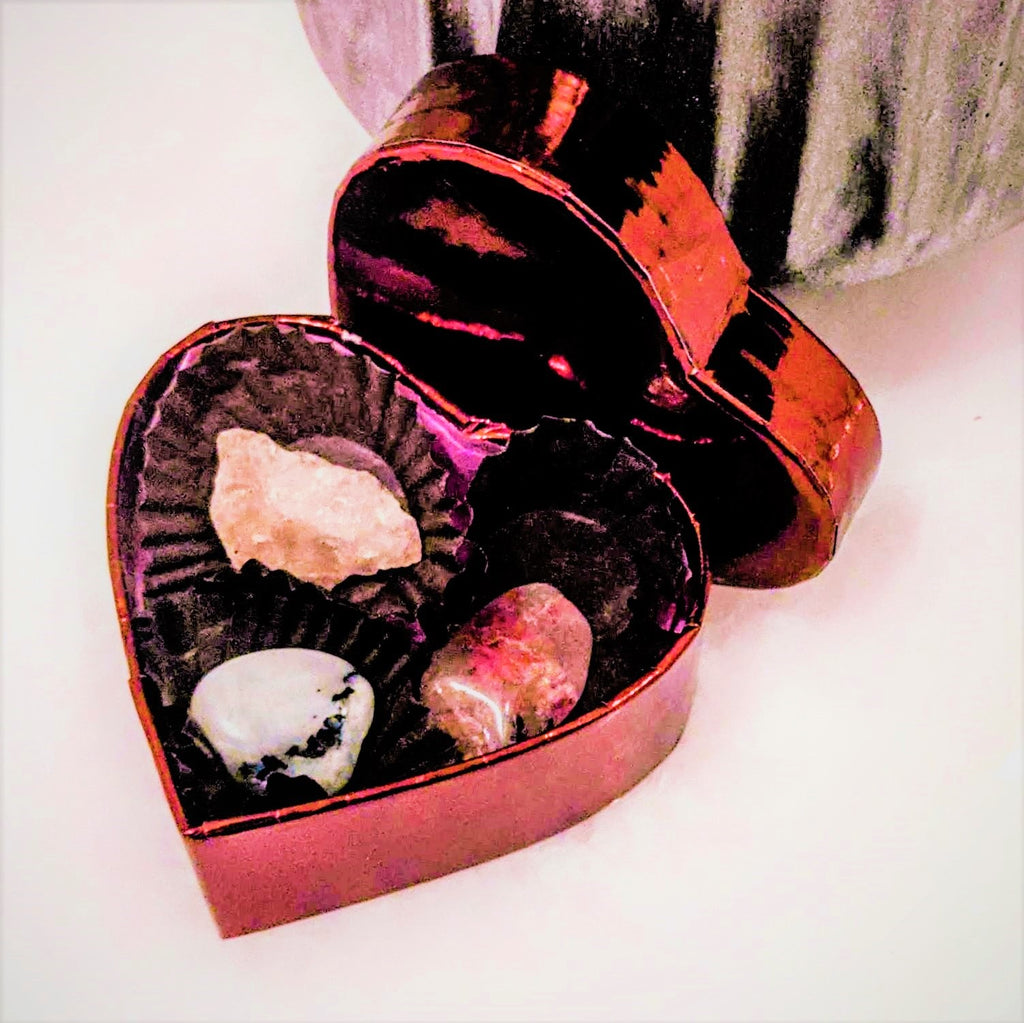 Red Heart Crystal Box